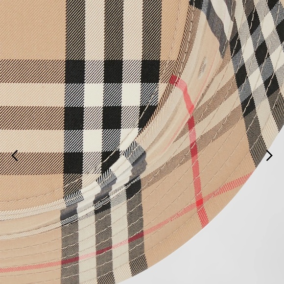Burberry check print twill bucket hat - Picture 4 of 5